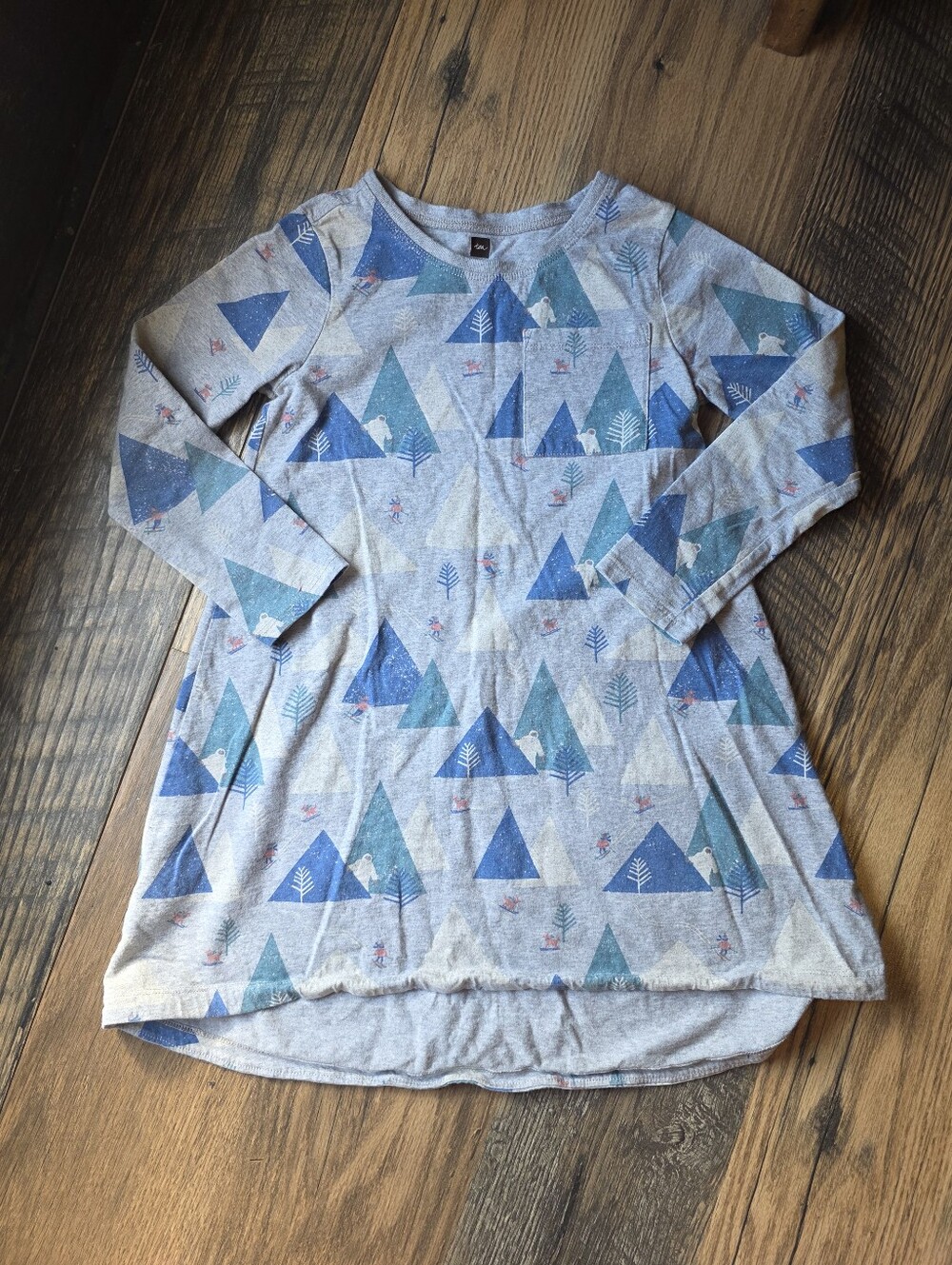 Tea Collection Long Sleeve Winter Wonderland Dress Size 5